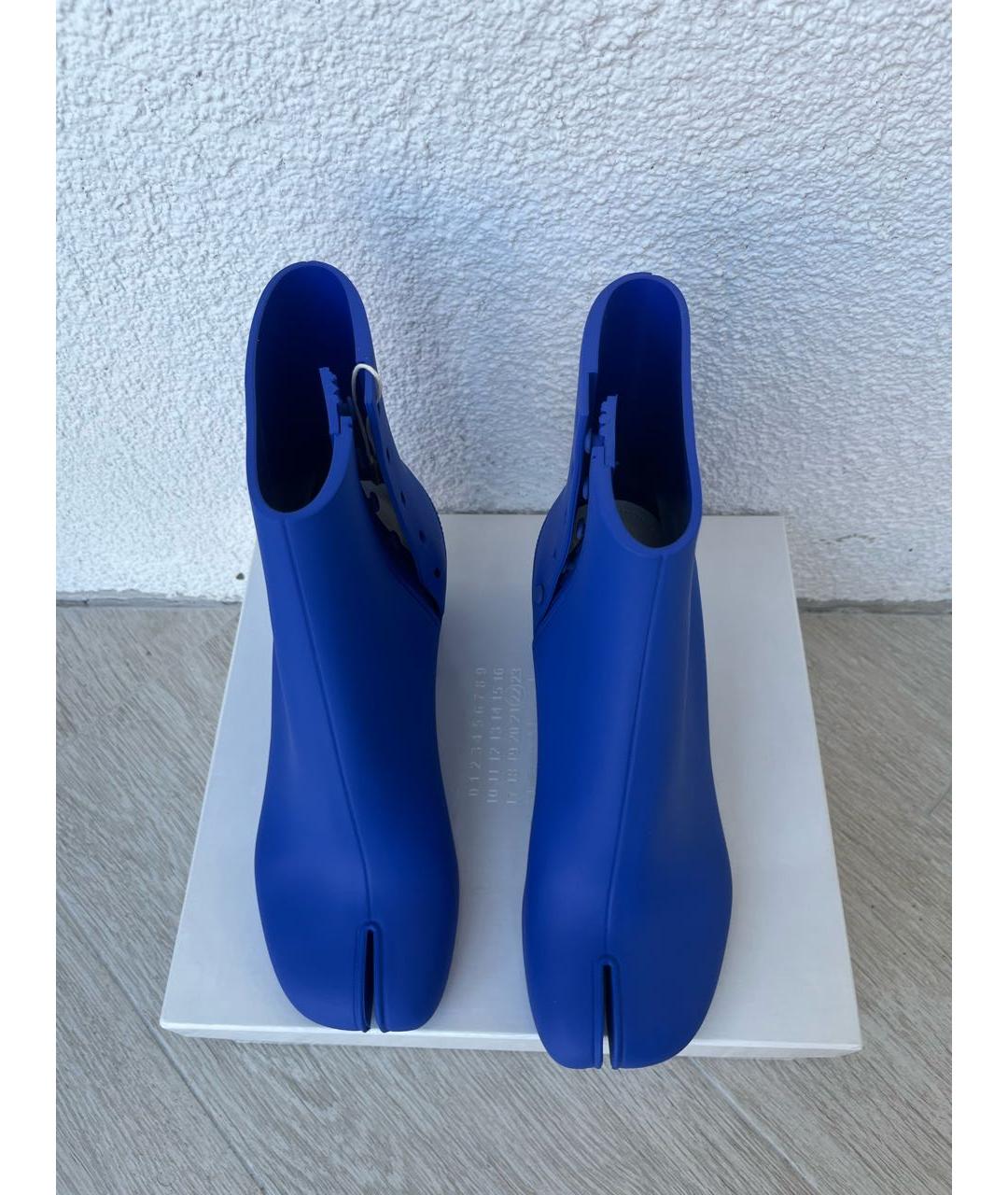 MAISON MARGIELA Синие ботильоны, фото 3