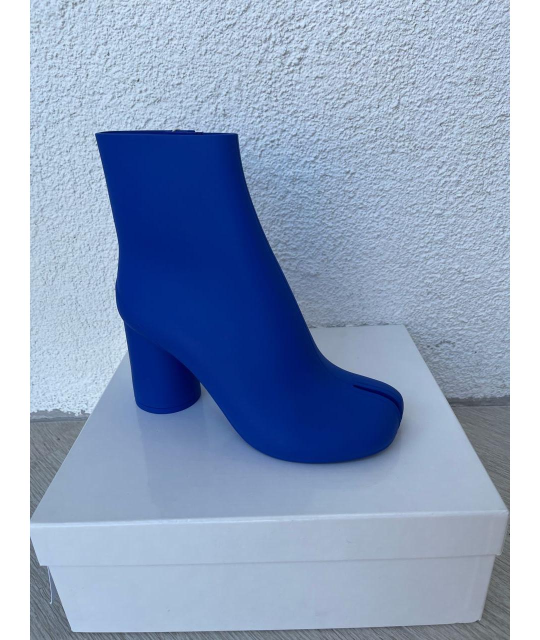 MAISON MARGIELA Синие ботильоны, фото 7