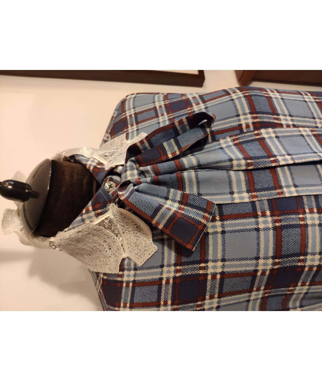 MARC JACOBS Голубое шелковое платье, фото 4