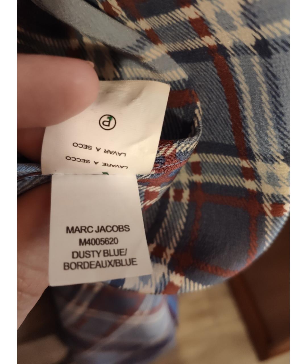 MARC JACOBS Голубое шелковое платье, фото 6