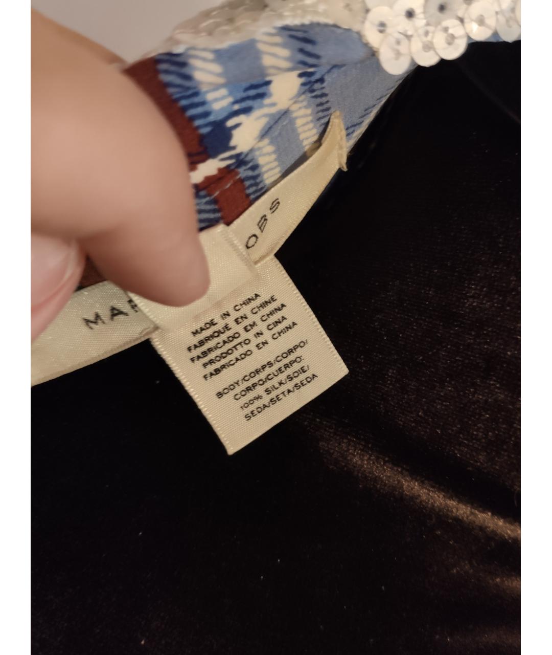 MARC JACOBS Голубое шелковое платье, фото 7