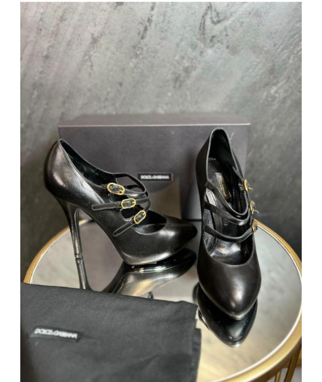 DOLCE&GABBANA Черные туфли, фото 3