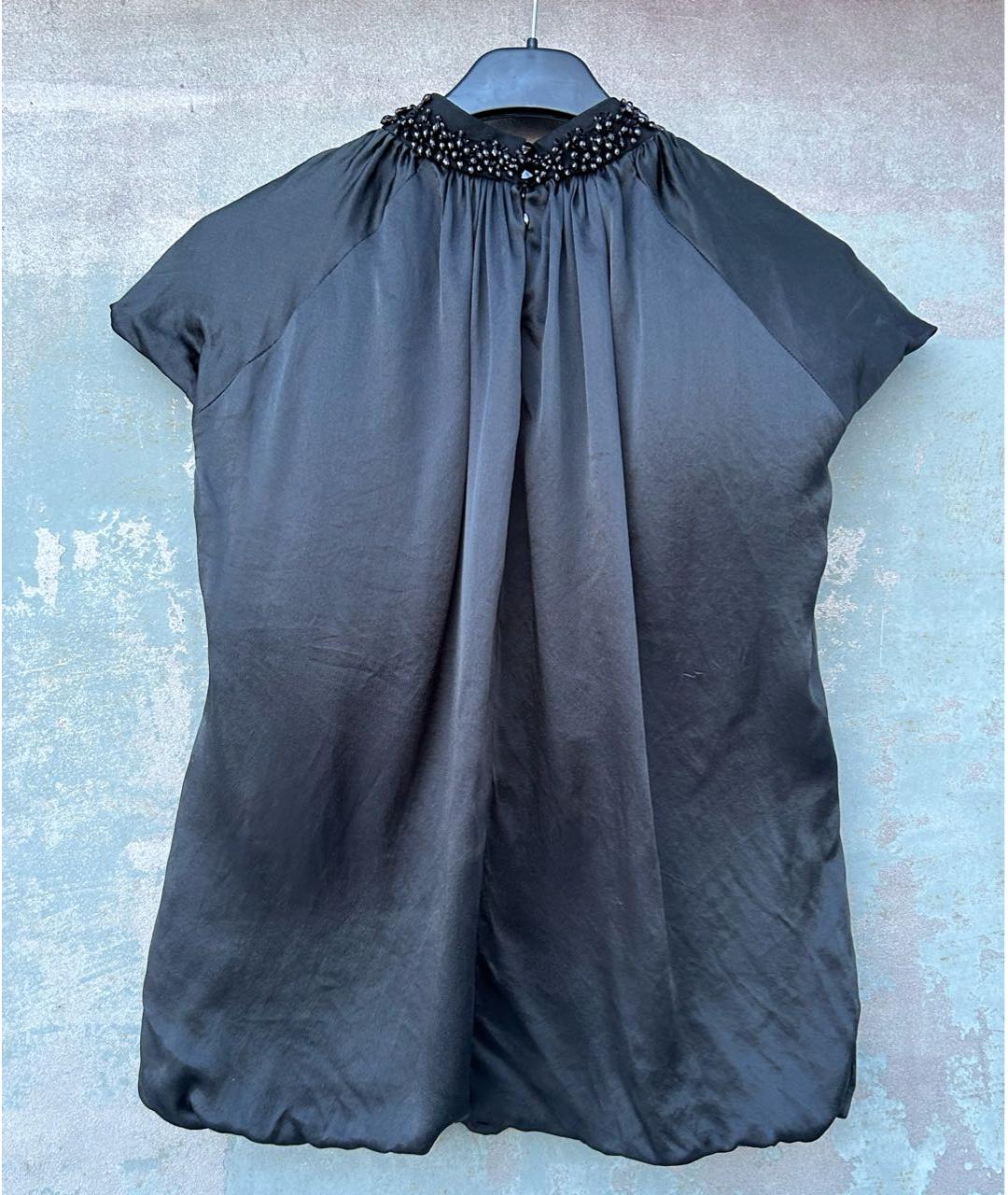 CAVALLI CLASS Белая шелковая блузы, фото 2