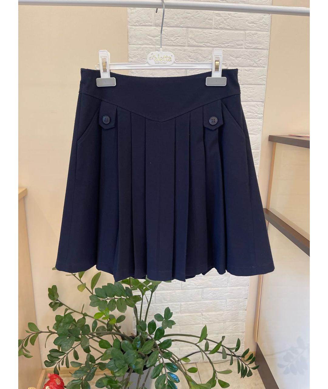 ALETTA Темно-синяя юбка, фото 5