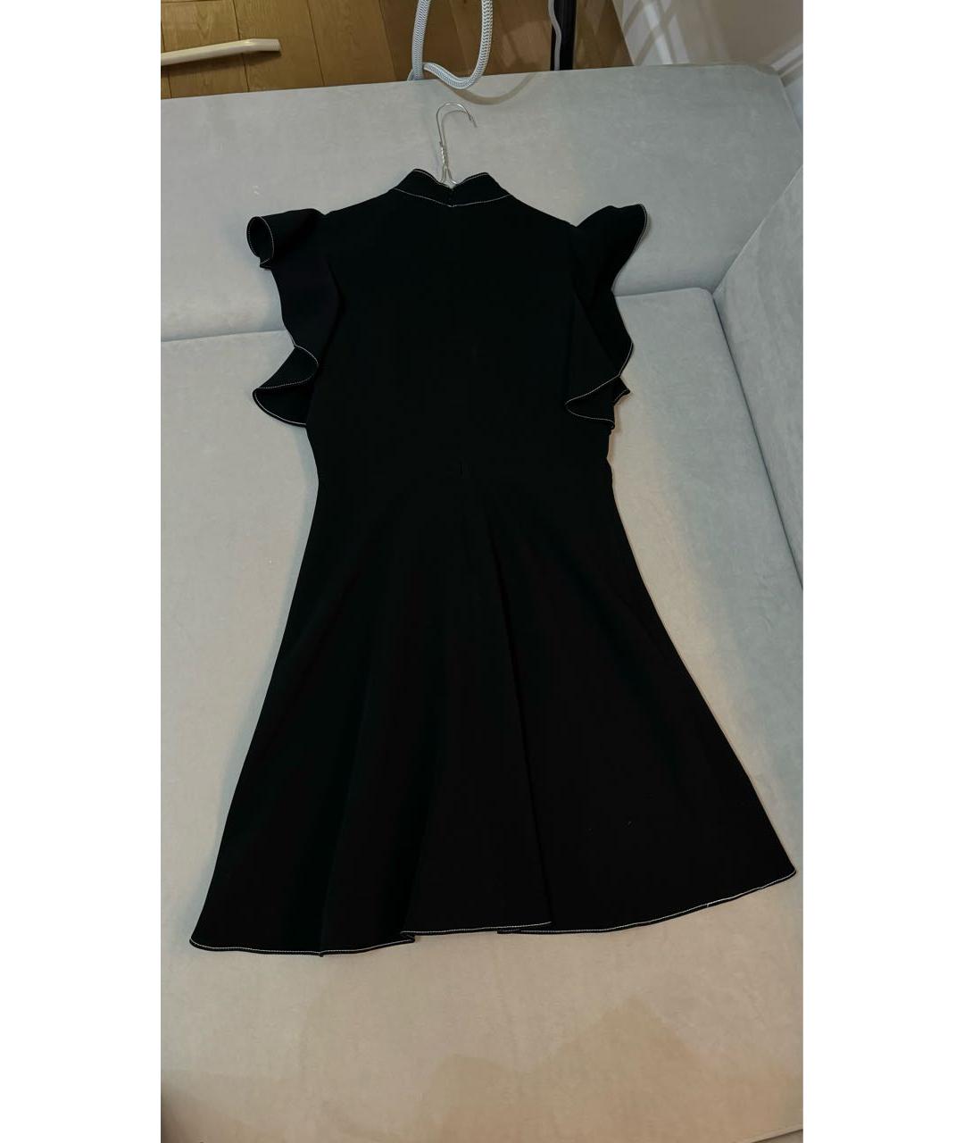 CINQ A SEPT Черное коктейльное платье, фото 8