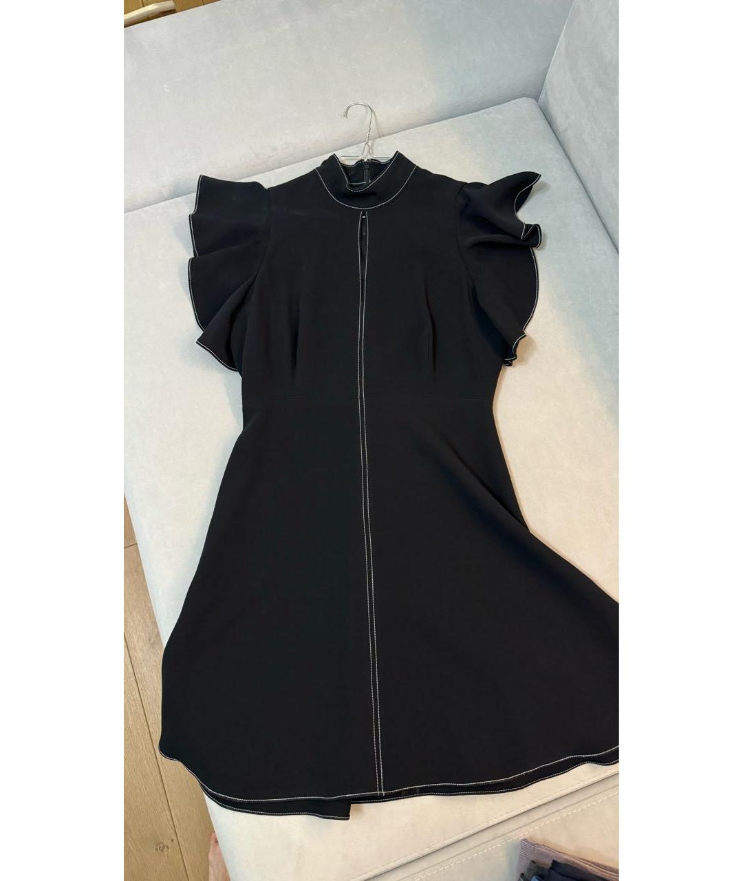 CINQ A SEPT Черное коктейльное платье, фото 5