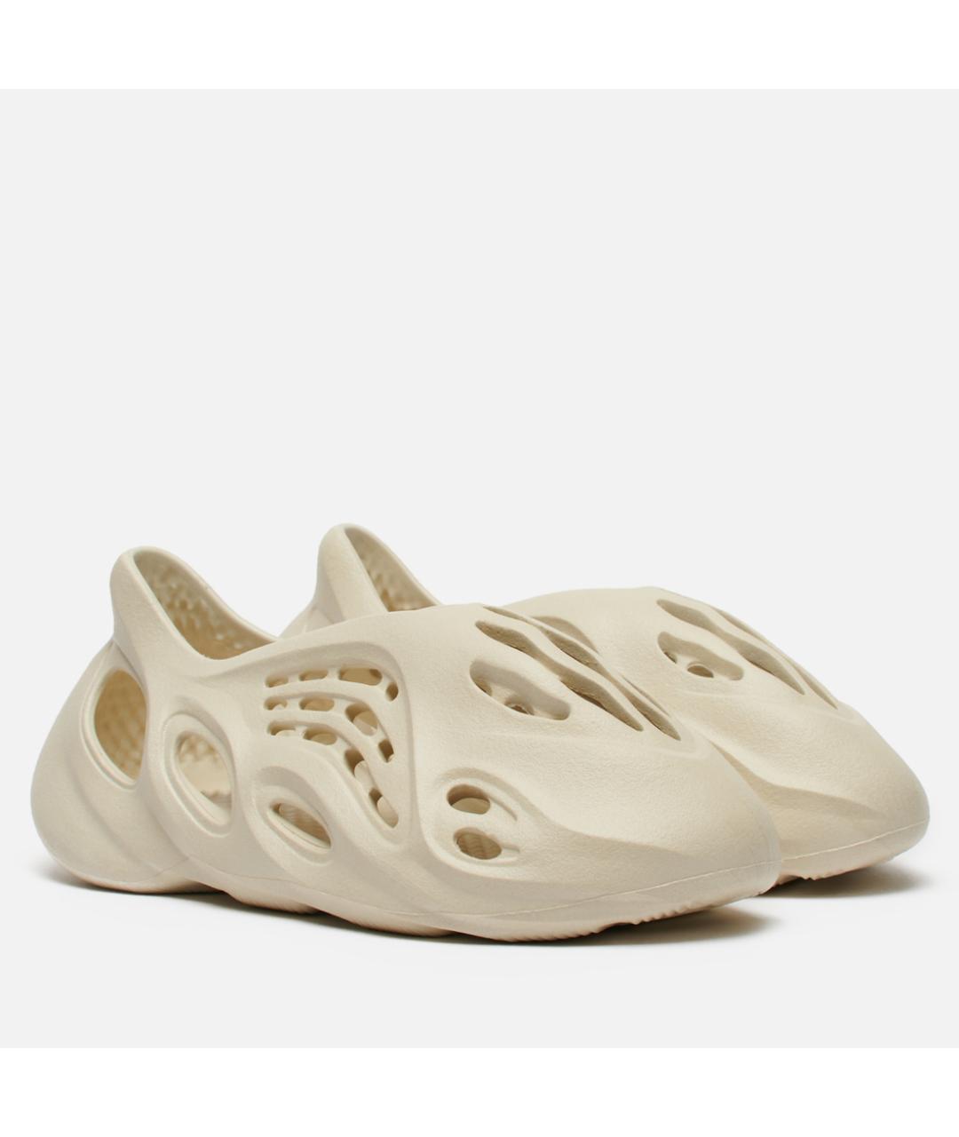 ADIDAS YEEZY Белые резиновые кроссовки, фото 2