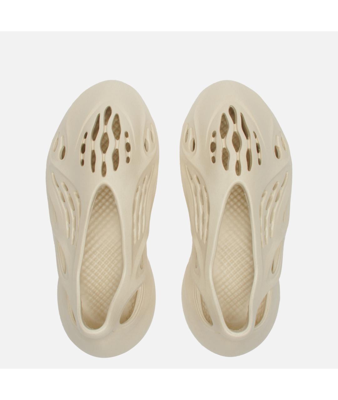ADIDAS YEEZY Белые резиновые кроссовки, фото 3