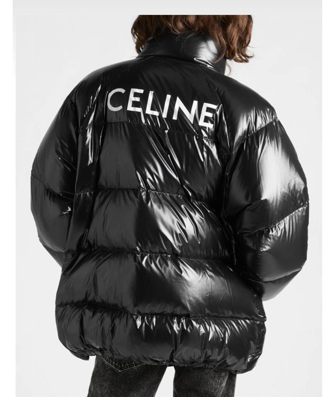CELINE Черный пуховик, фото 3