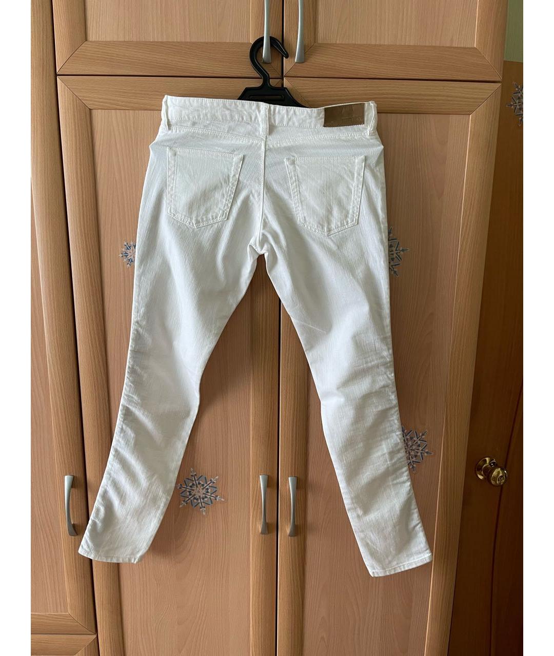 IRO Белые хлопковые джинсы слим, фото 2