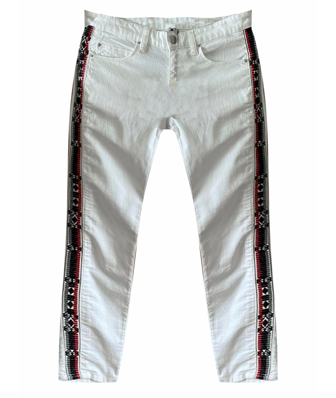 IRO Белые хлопковые джинсы слим, фото 1