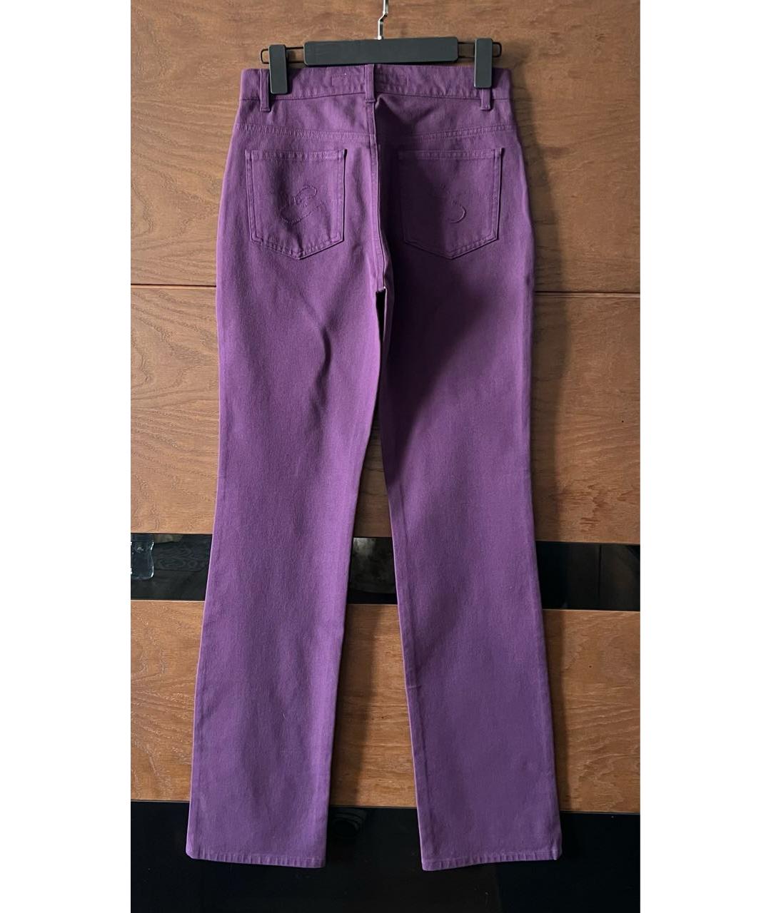 ESCADA Фиолетовые джинсы слим, фото 2