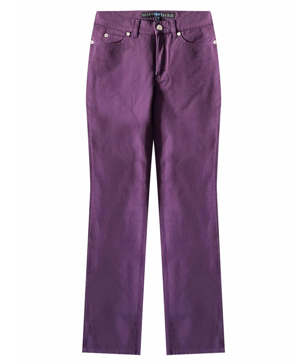 ESCADA Фиолетовые джинсы слим, фото 1