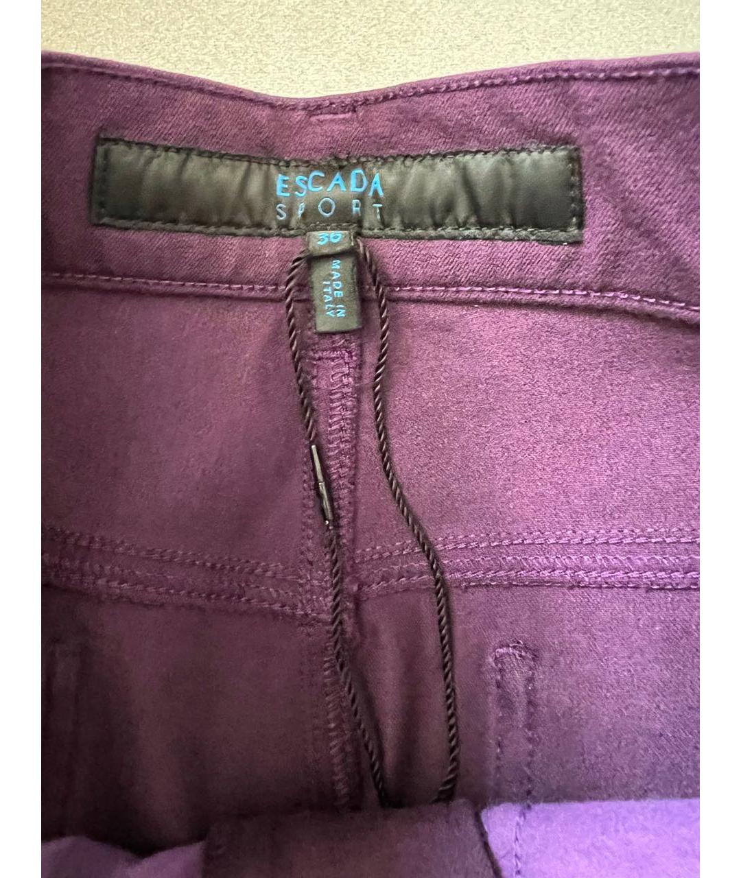 ESCADA Фиолетовые джинсы слим, фото 3