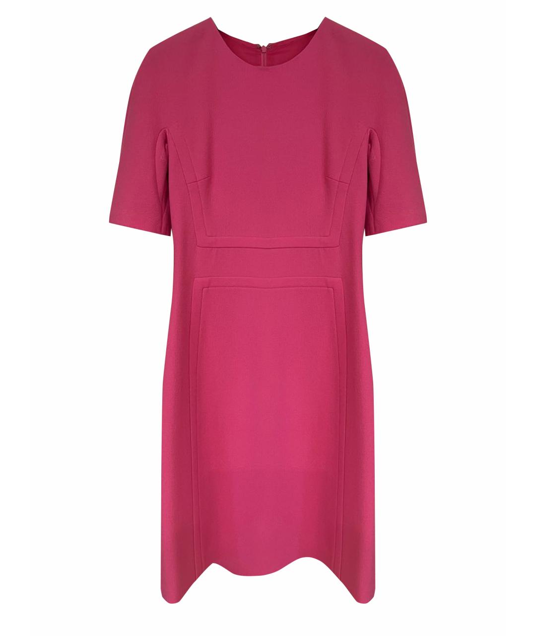 MICHAEL KORS COLLECTION Розовое креповое коктейльное платье, фото 1