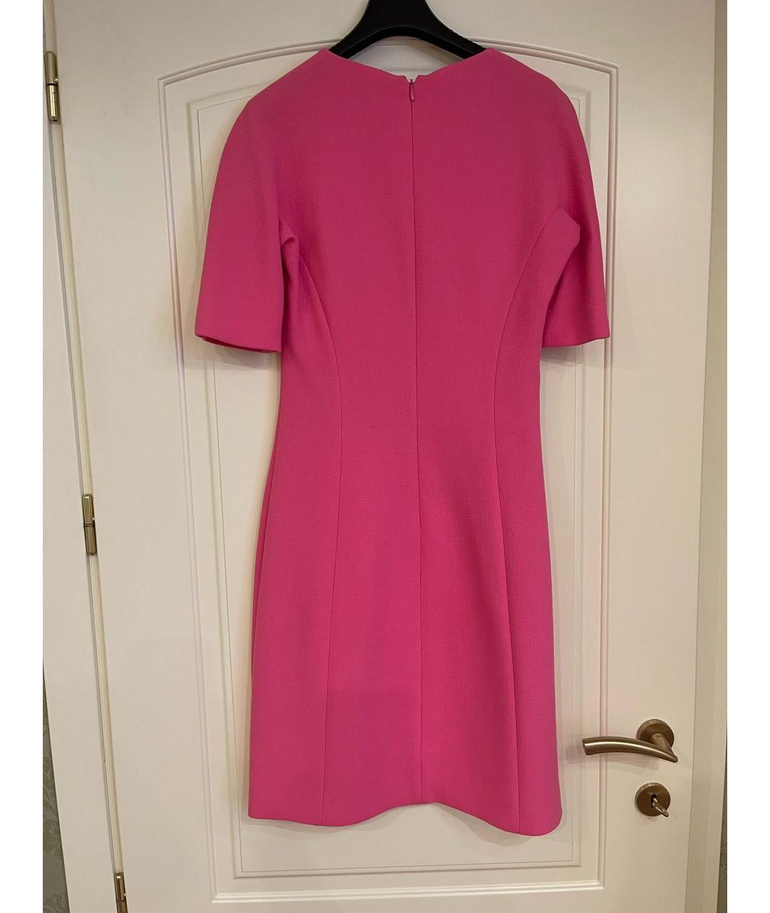 MICHAEL KORS COLLECTION Розовое креповое коктейльное платье, фото 2