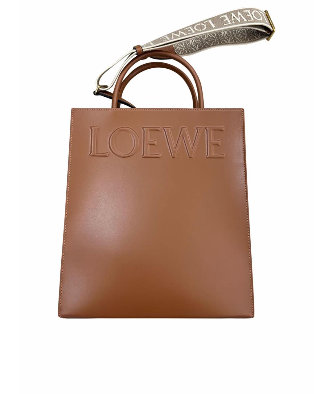 LOEWE Кожаная сумка с короткими ручками, фото 1