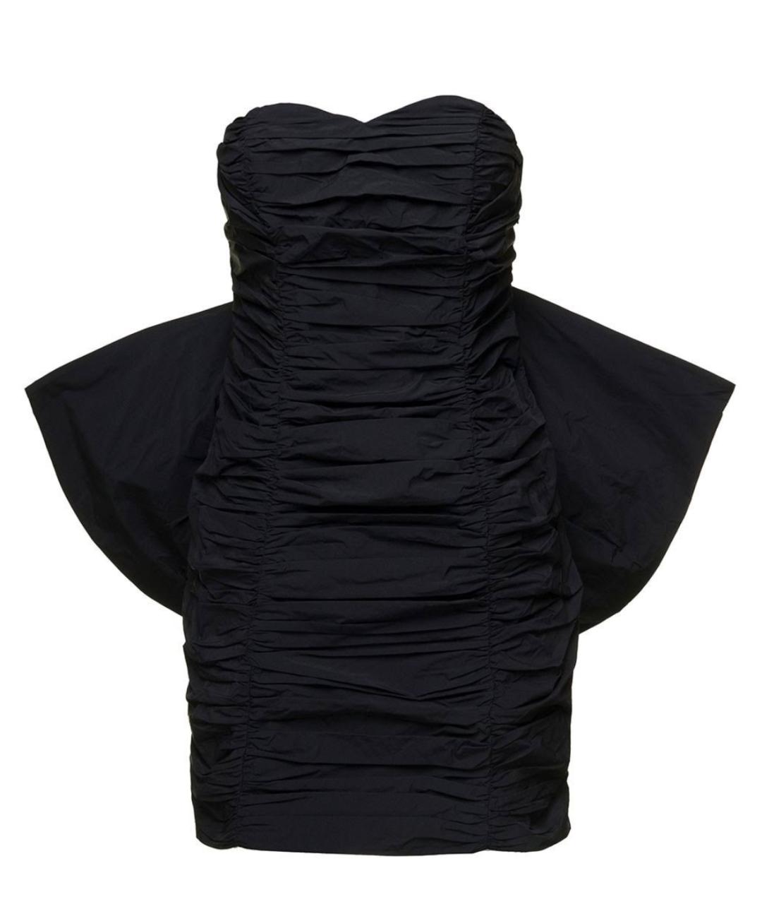 ROTATE Черное полиэстеровое коктейльное платье, фото 1