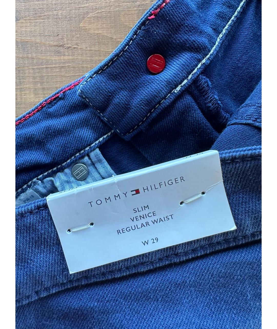 TOMMY HILFIGER Синие деним шорты, фото 4