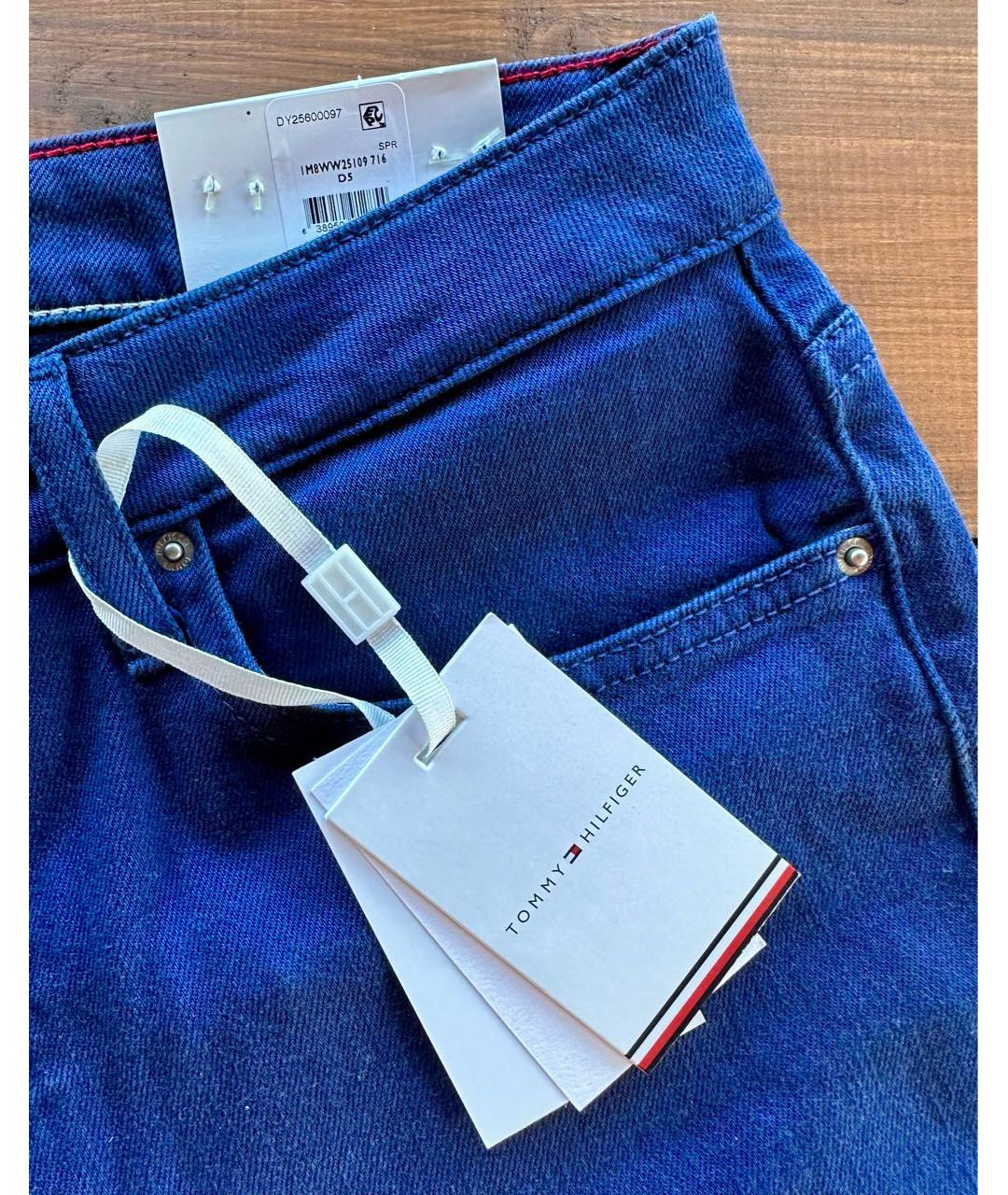 TOMMY HILFIGER Синие деним шорты, фото 3