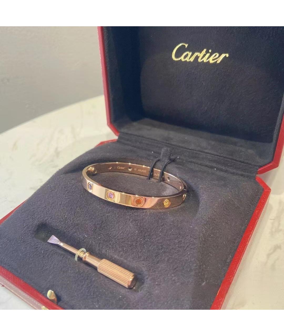 CARTIER Золотой браслет из розового золота, фото 4