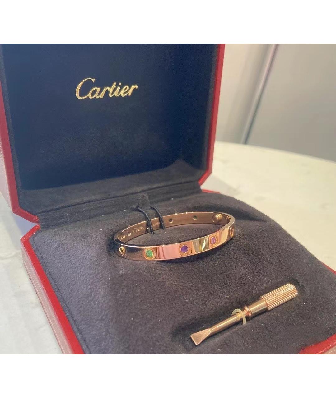 CARTIER Золотой браслет из розового золота, фото 6