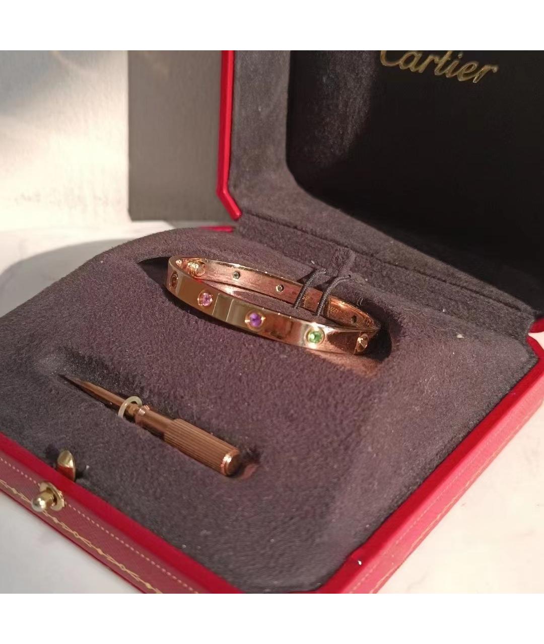 CARTIER Золотой браслет из розового золота, фото 2