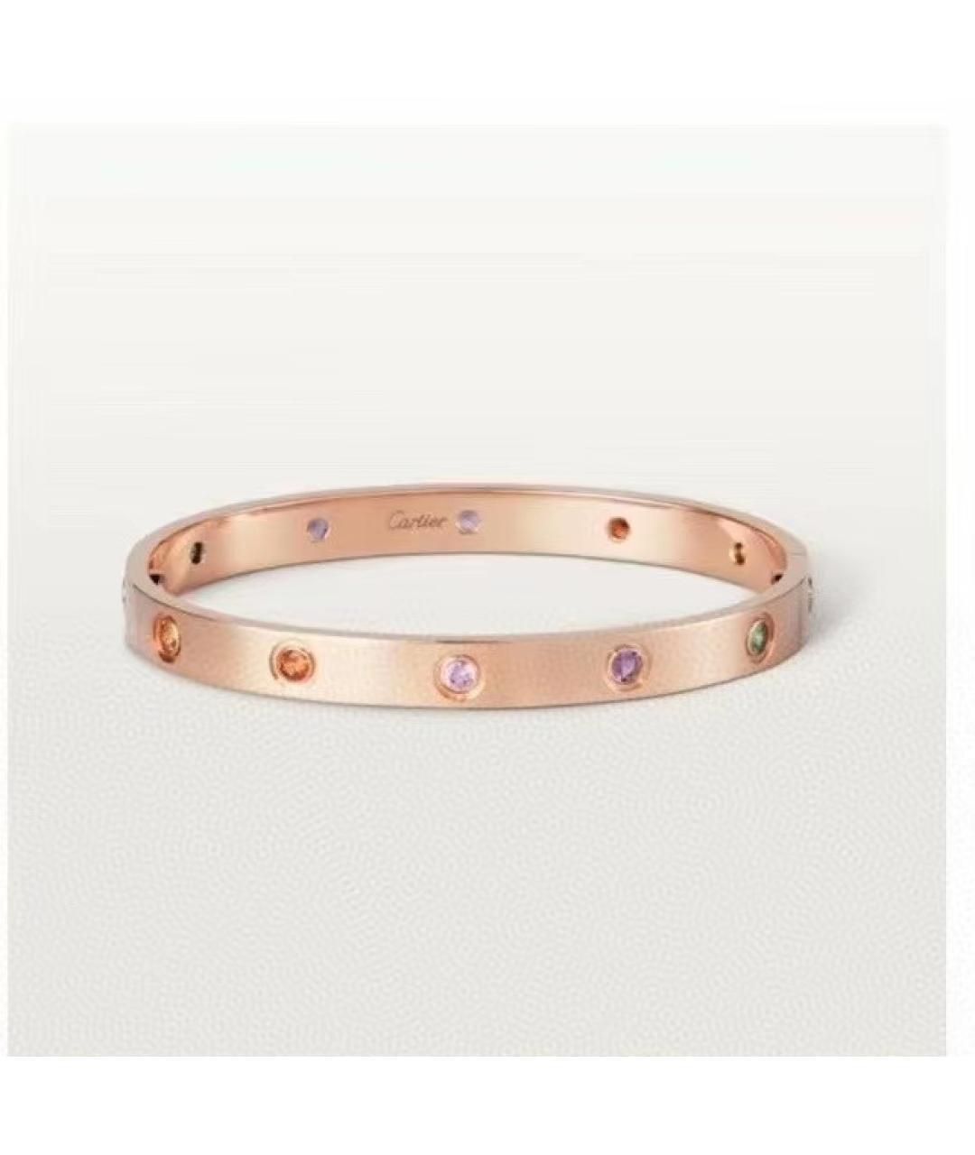 CARTIER Золотой браслет из розового золота, фото 7