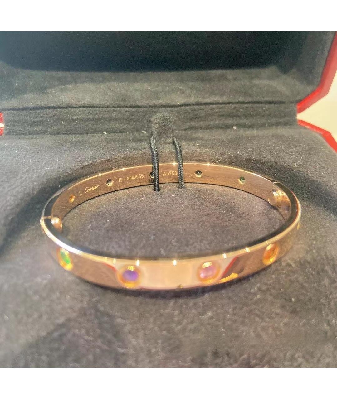 CARTIER Золотой браслет из розового золота, фото 5
