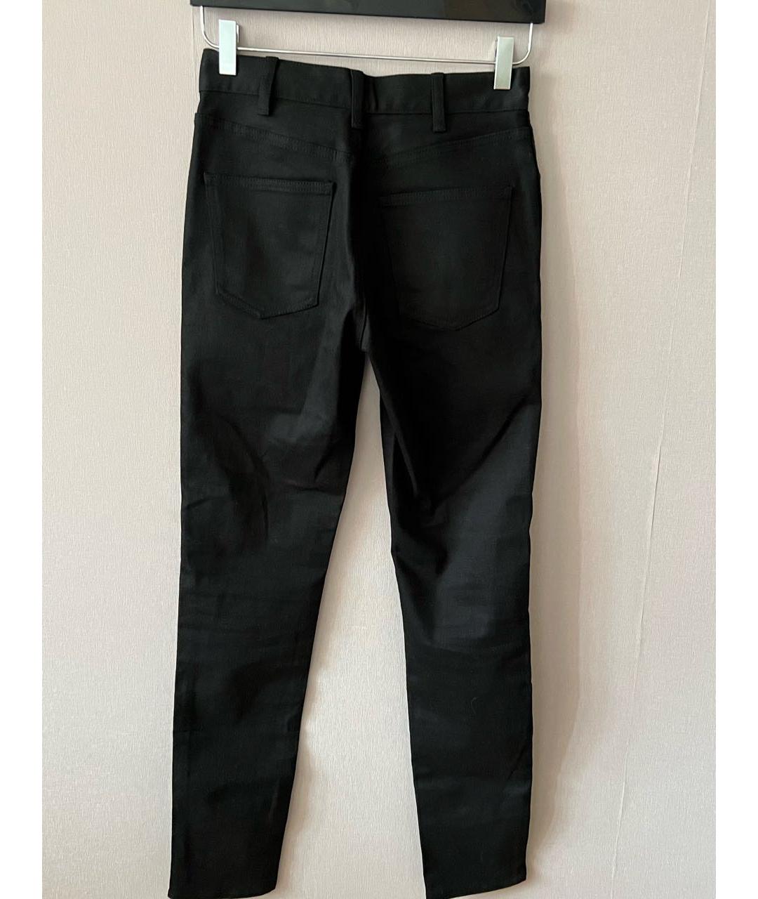 CELINE PRE-OWNED Черные хлопковые джинсы слим, фото 2