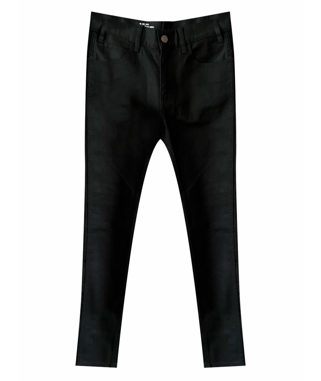 CELINE Черные хлопковые джинсы слим, фото 1