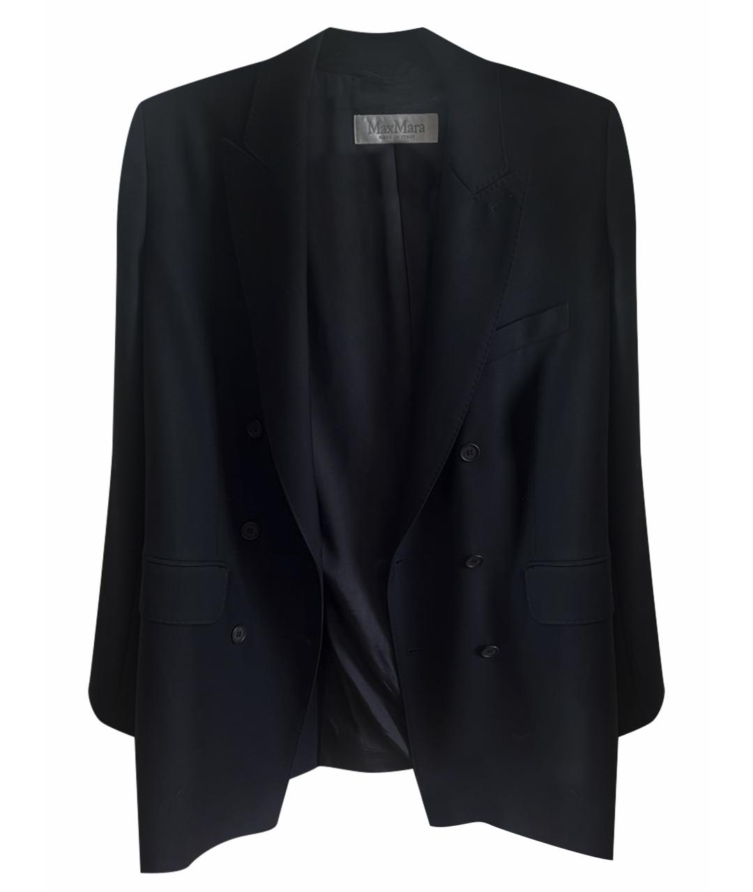 MAX MARA Темно-синий жакет/пиджак, фото 1