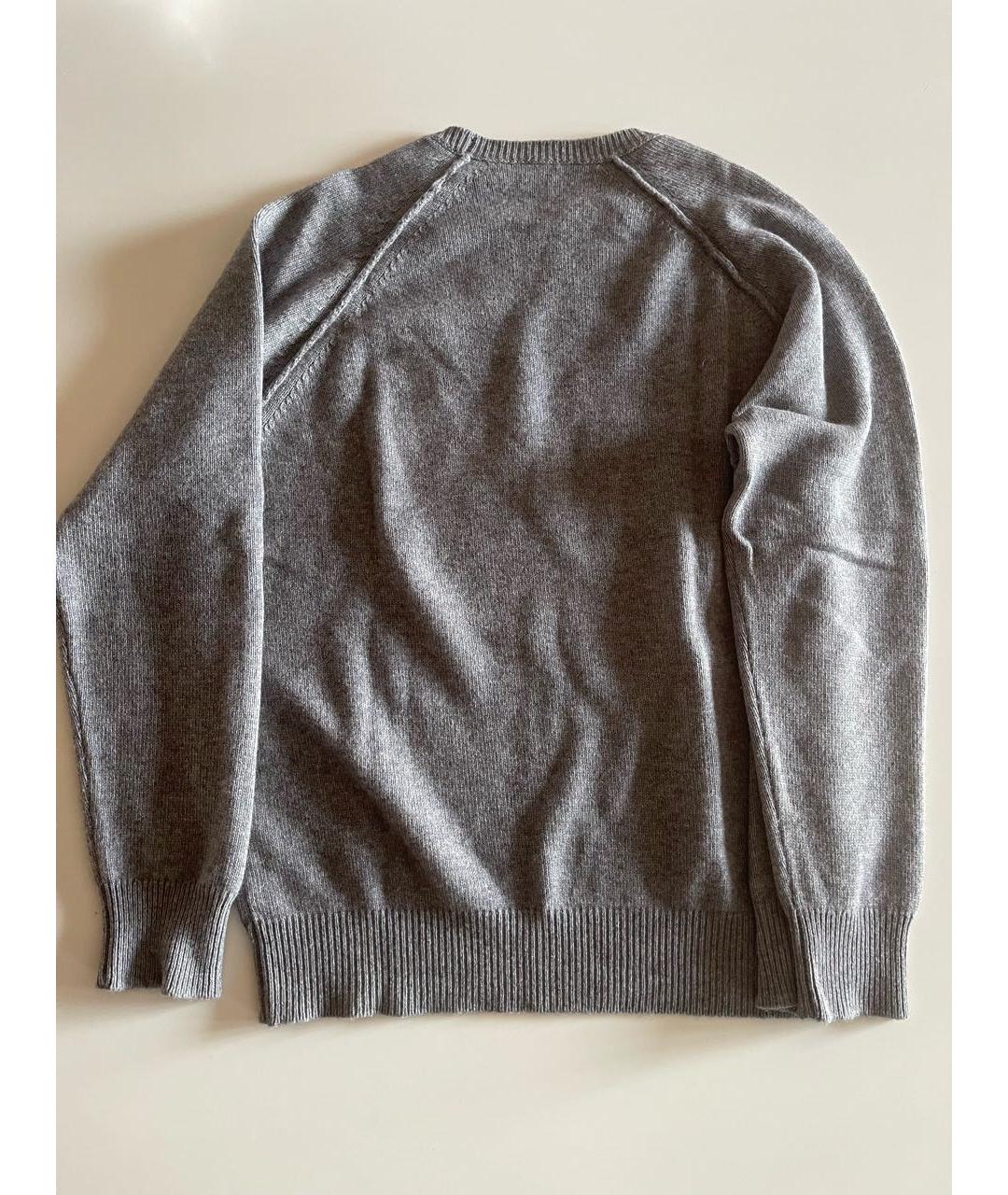 ELEVENTY Серый шерстяной джемпер / свитер, фото 2