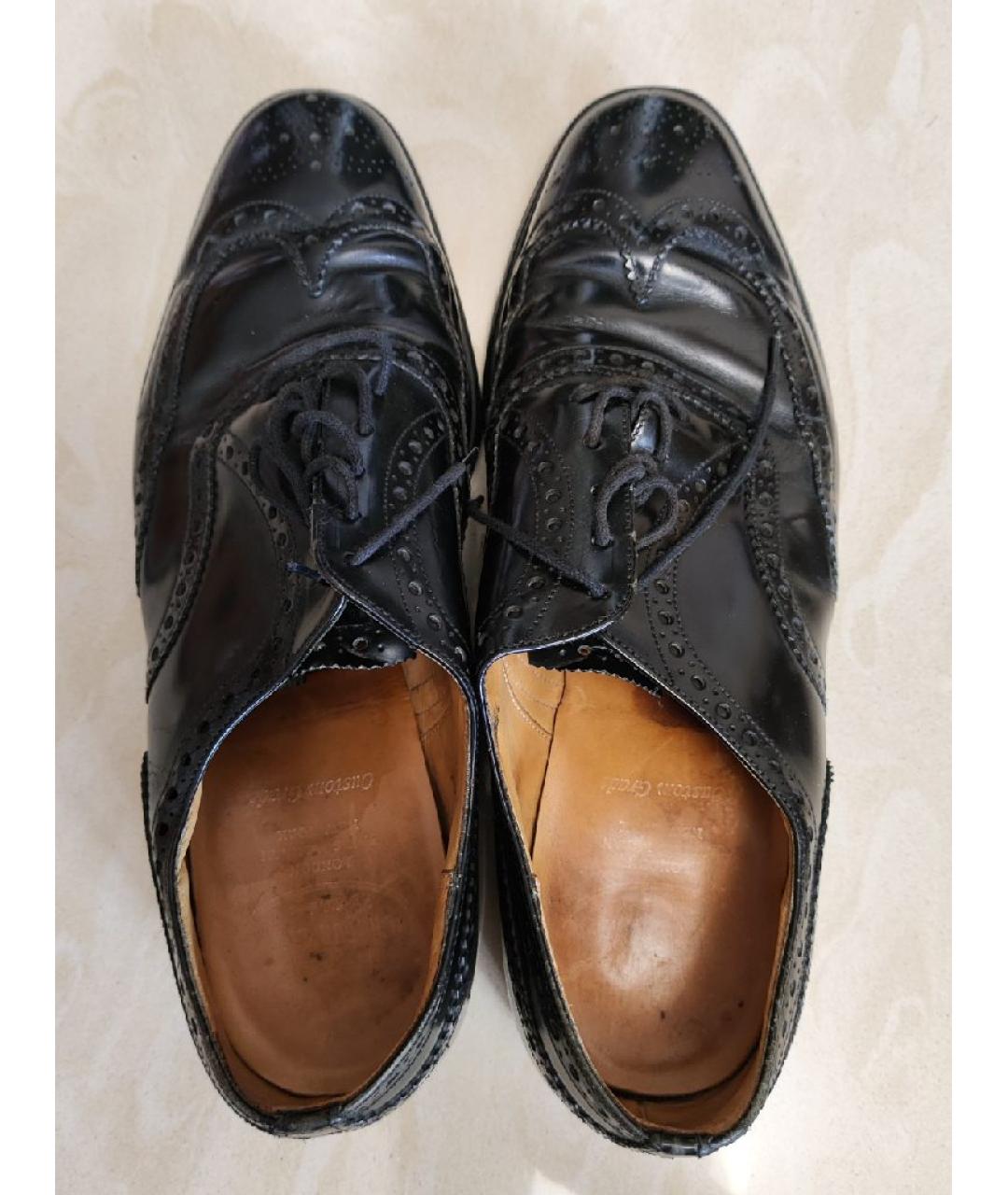 CHURCH'S Черные кожаные туфли, фото 3