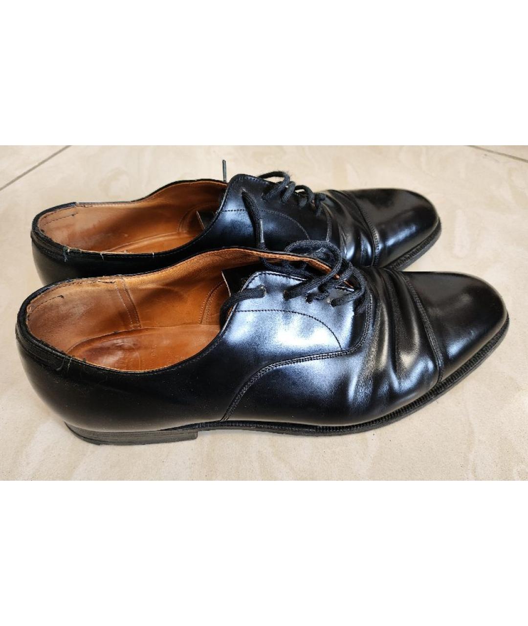 CHURCH'S Черные кожаные туфли, фото 6