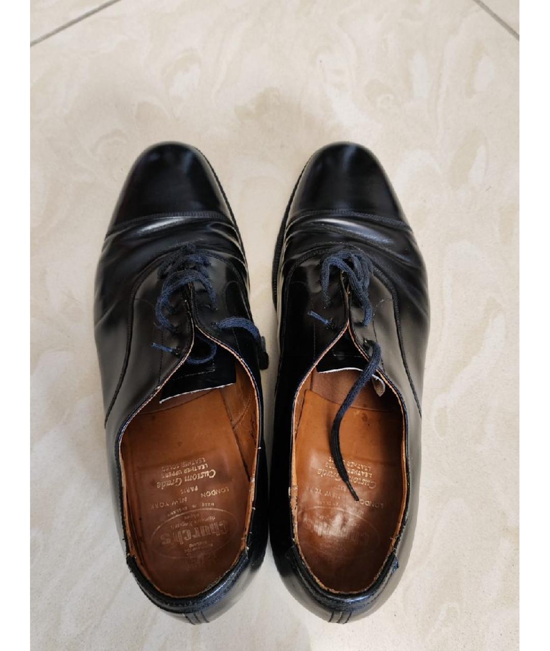 CHURCH'S Черные кожаные туфли, фото 3