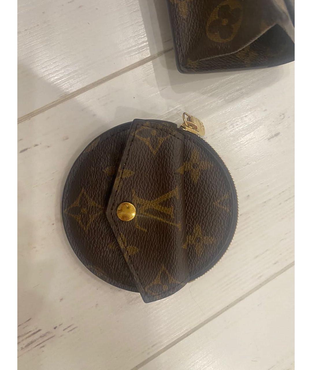 LOUIS VUITTON Коричневый кожаный ремень, фото 7