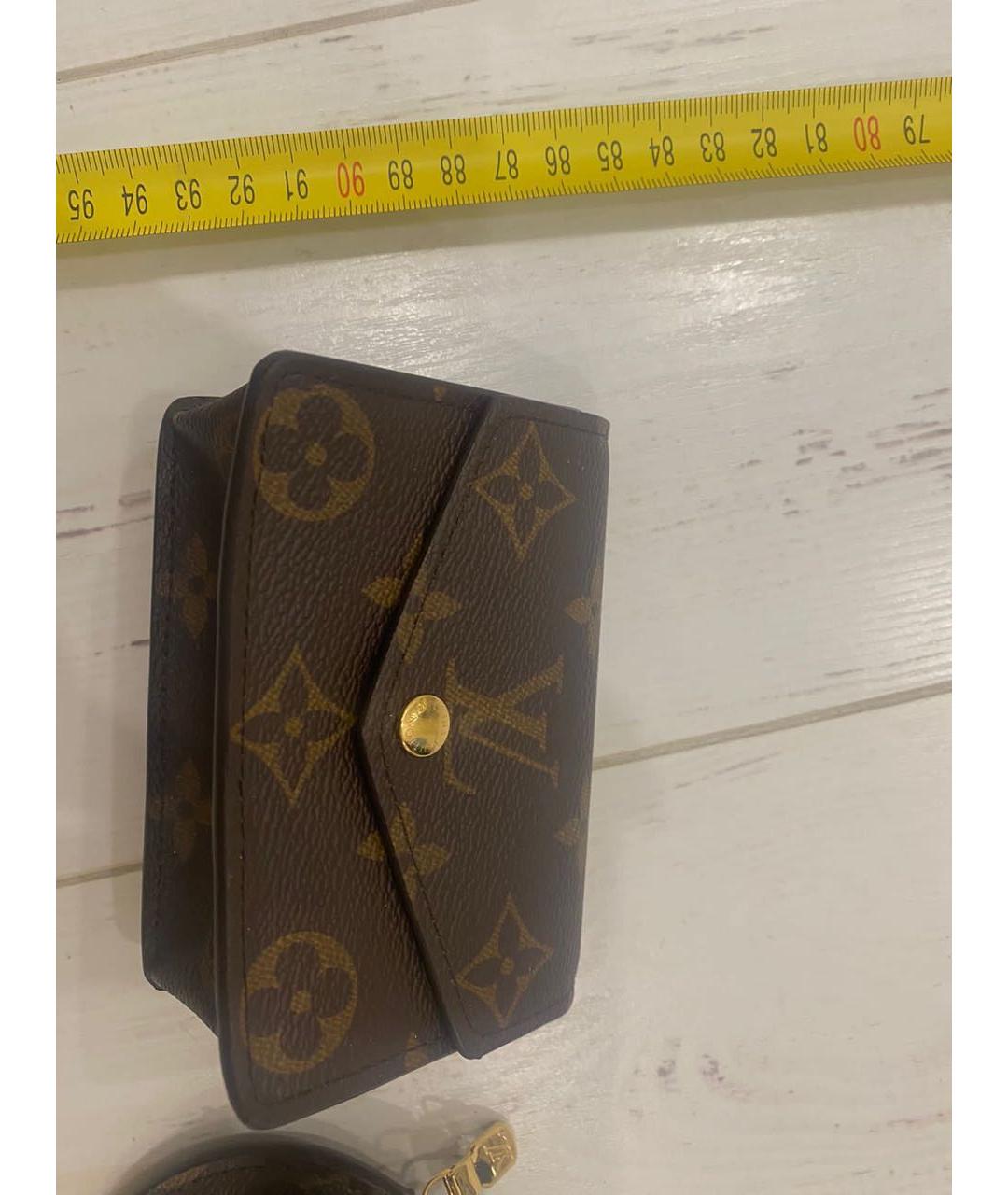 LOUIS VUITTON Коричневый кожаный ремень, фото 8