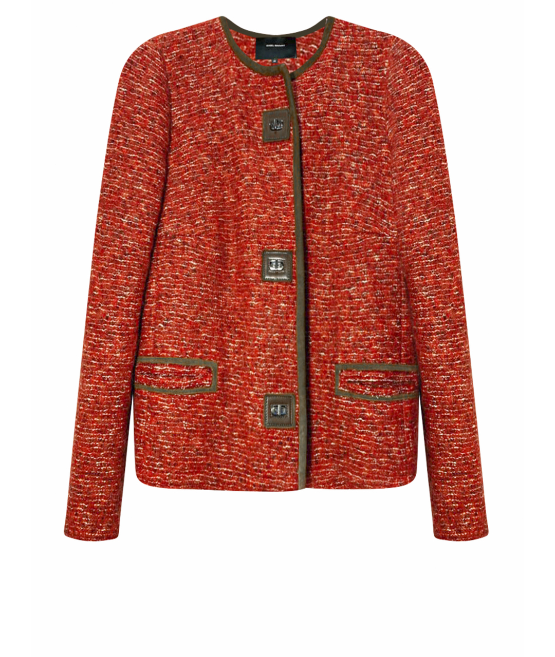 ISABEL MARANT Красный шерстяной жакет/пиджак, фото 1