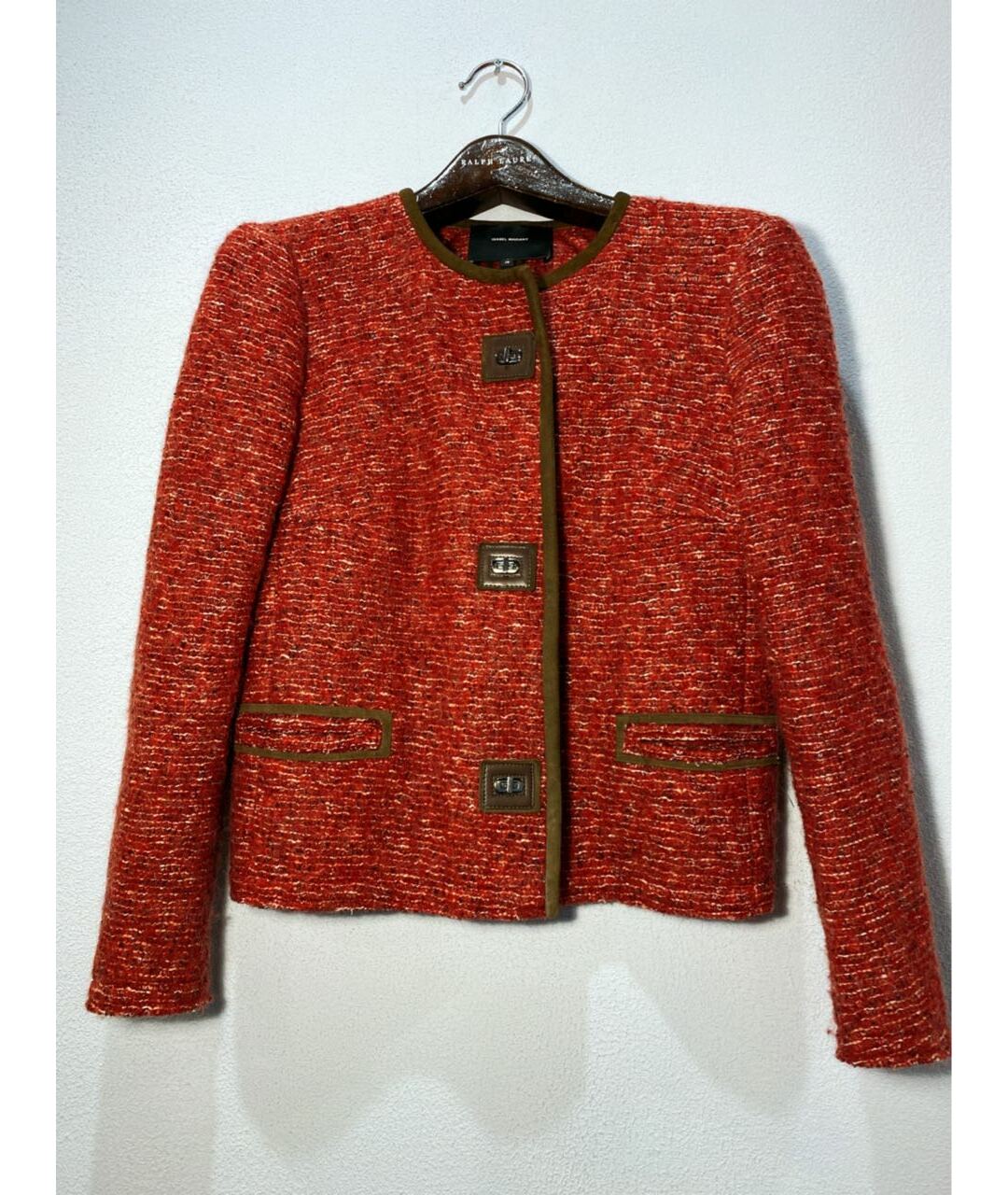ISABEL MARANT Красный шерстяной жакет/пиджак, фото 9