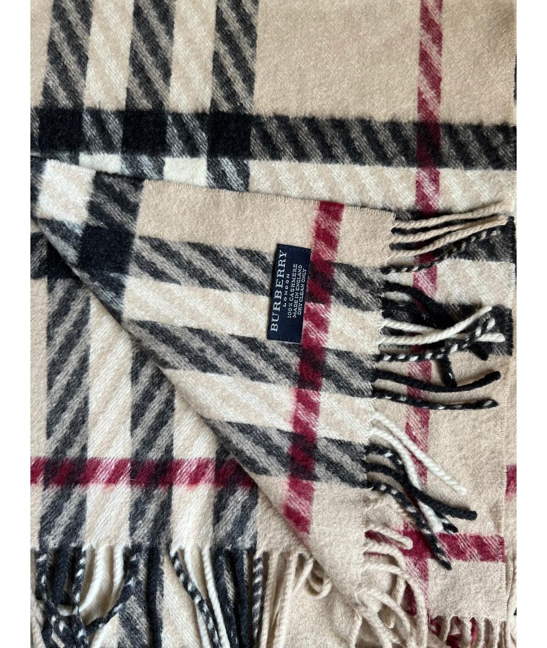 BURBERRY Кашемировый шарф, фото 2