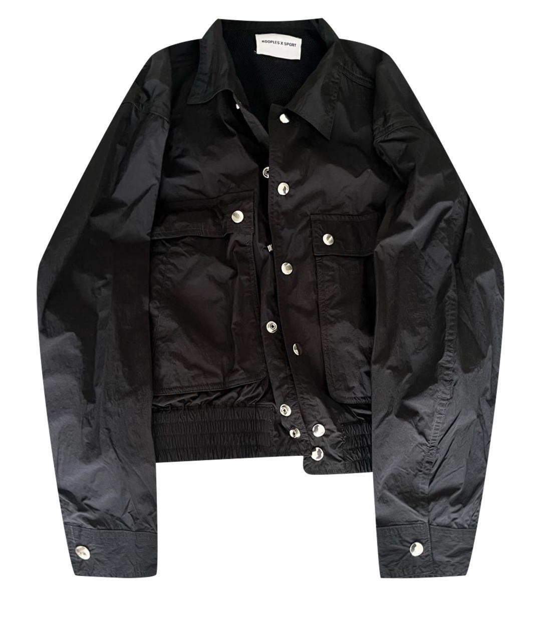 THE KOOPLES Черная полиэстеровая куртка, фото 1