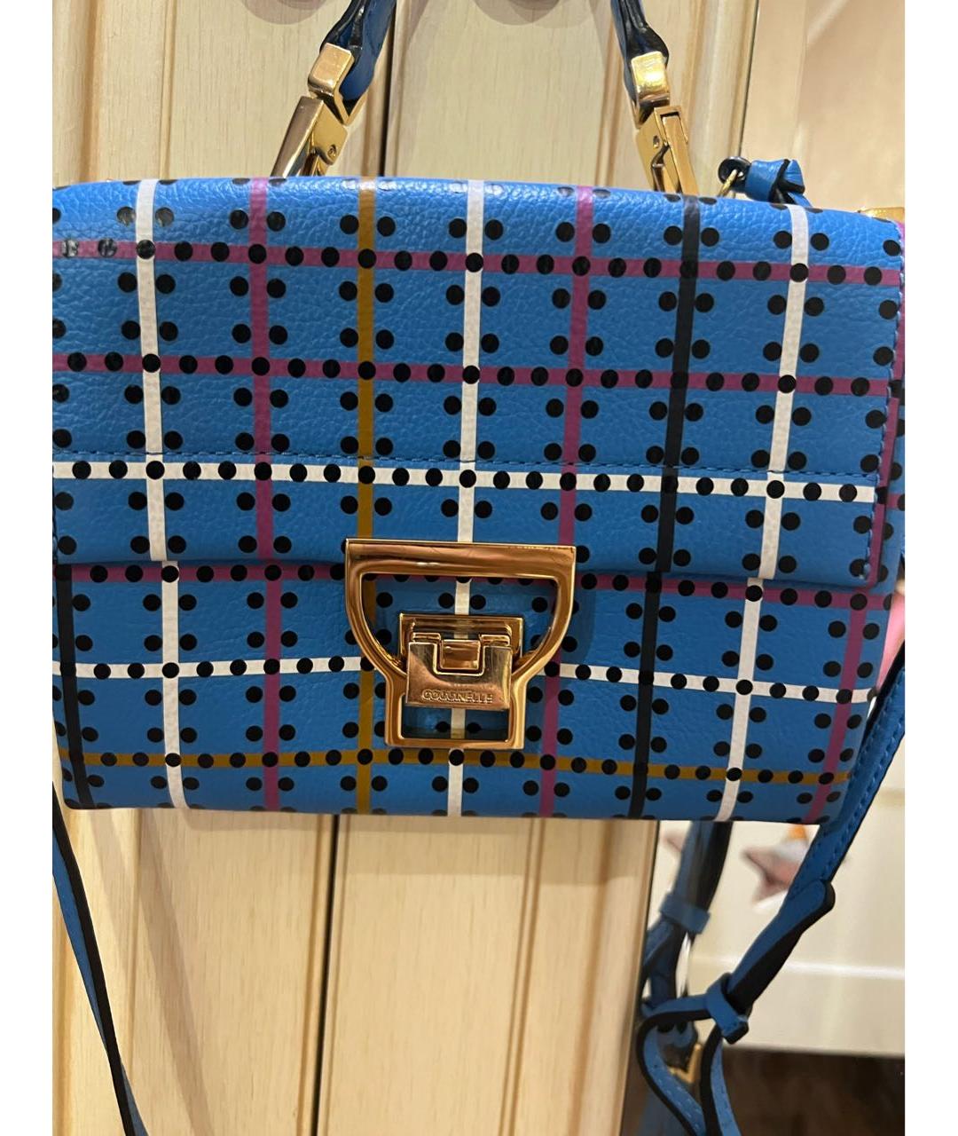 COCCINELLE Синяя сумка через плечо, фото 2