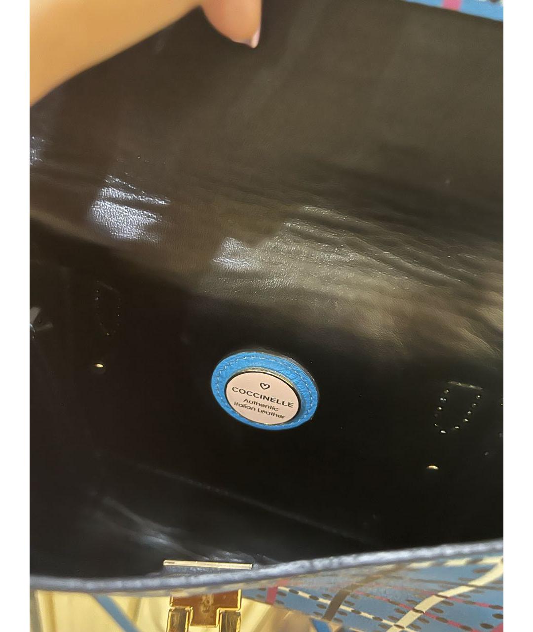 COCCINELLE Синяя сумка через плечо, фото 4