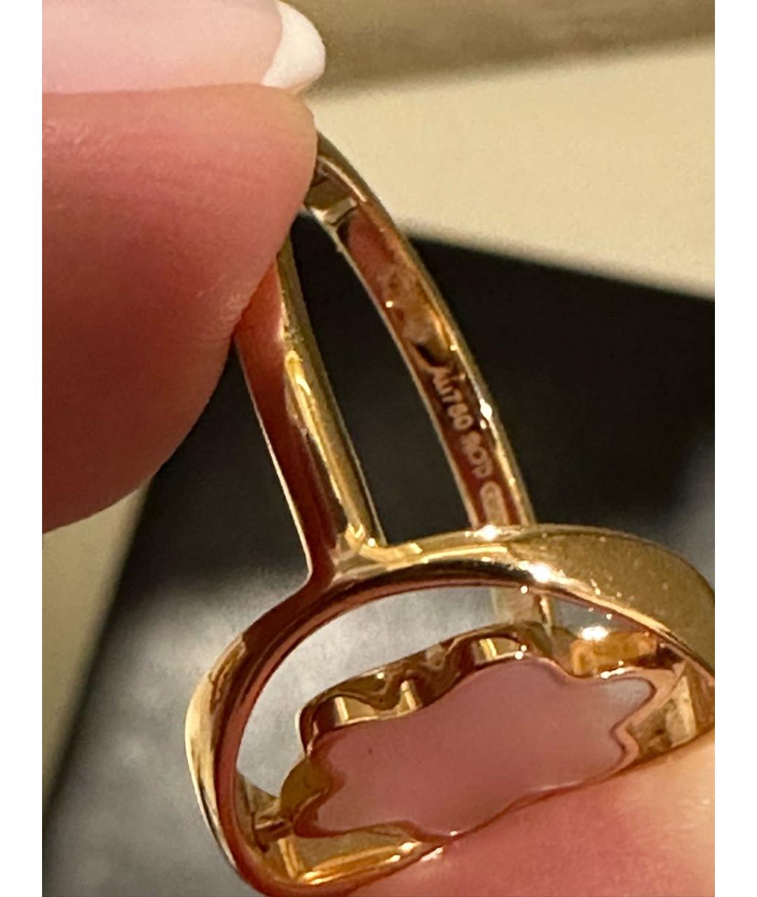 MONTBLANC Желтое кольцо из розового золота, фото 8