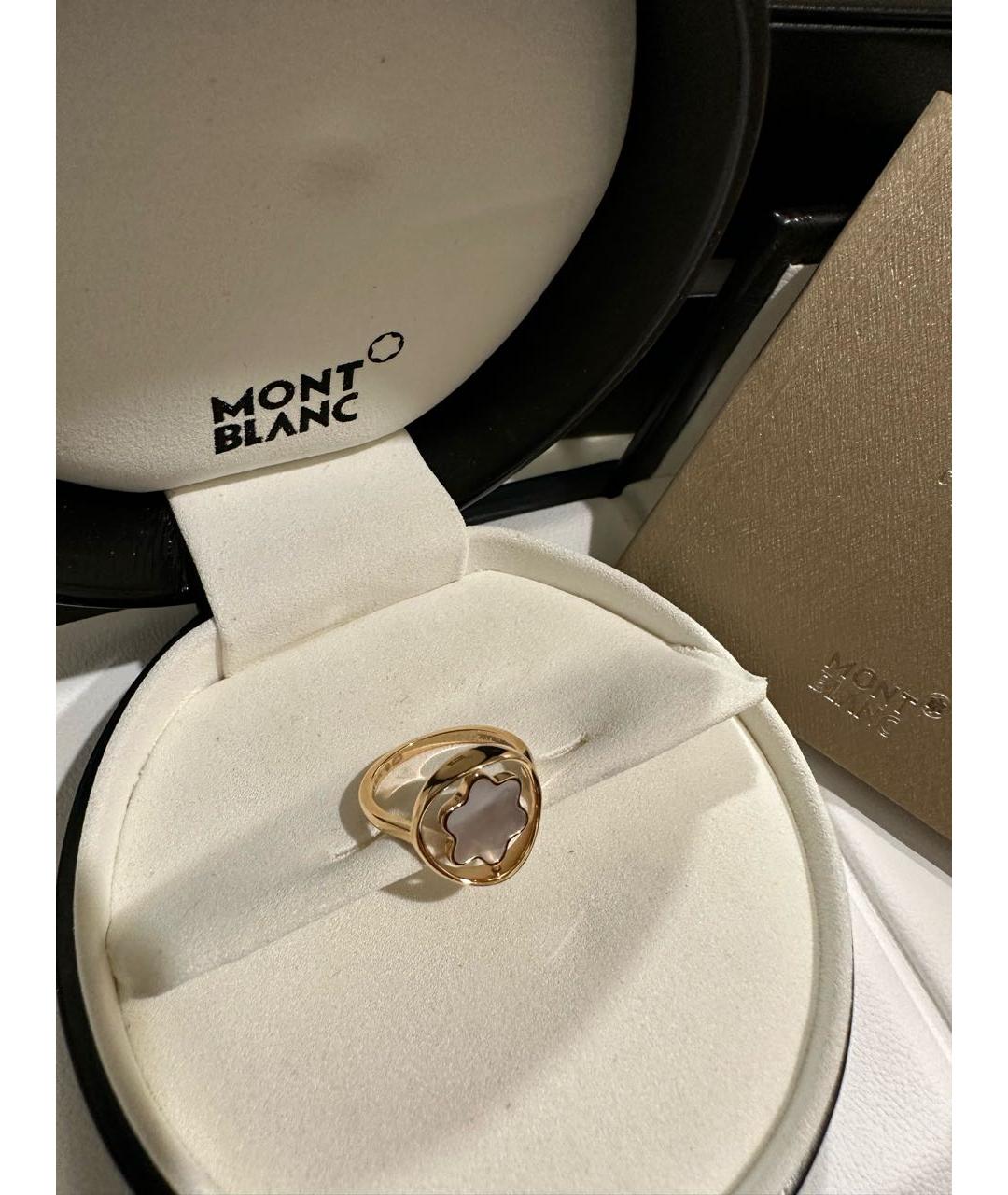MONTBLANC Желтое кольцо из розового золота, фото 9