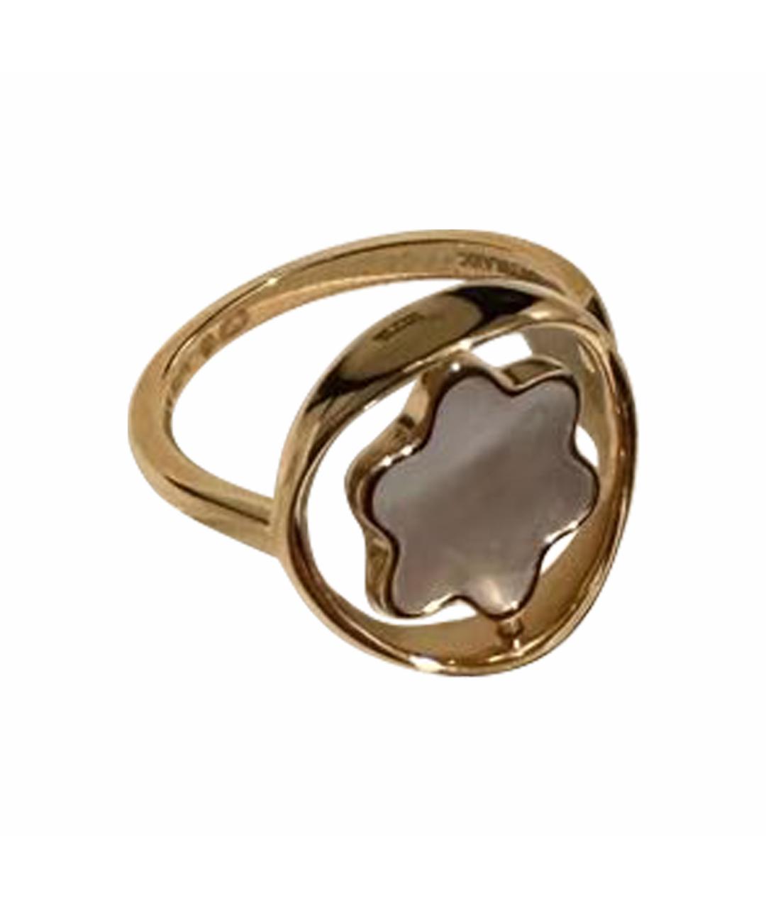 MONTBLANC Желтое кольцо из розового золота, фото 1