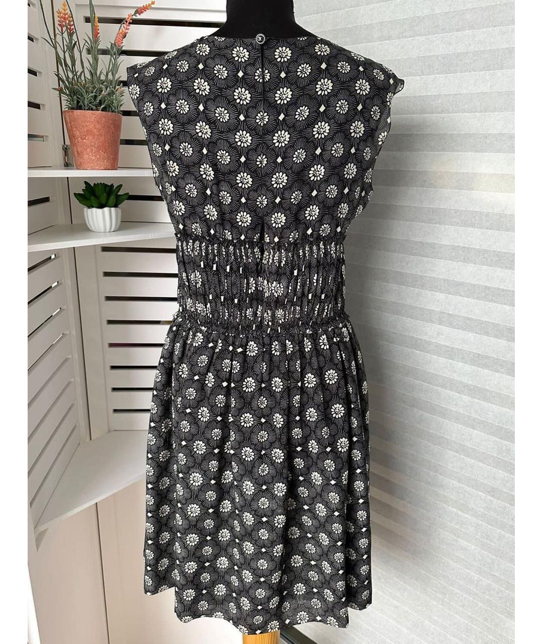 CHANEL PRE-OWNED Черное шелковое коктейльное платье, фото 2