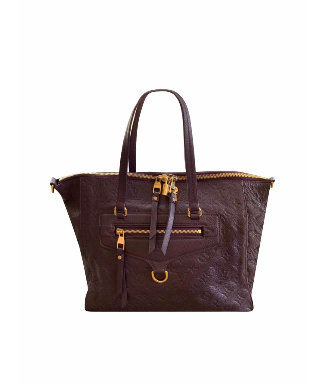 LOUIS VUITTON PRE-OWNED Фиолетовая кожаная сумка через плечо, фото 1