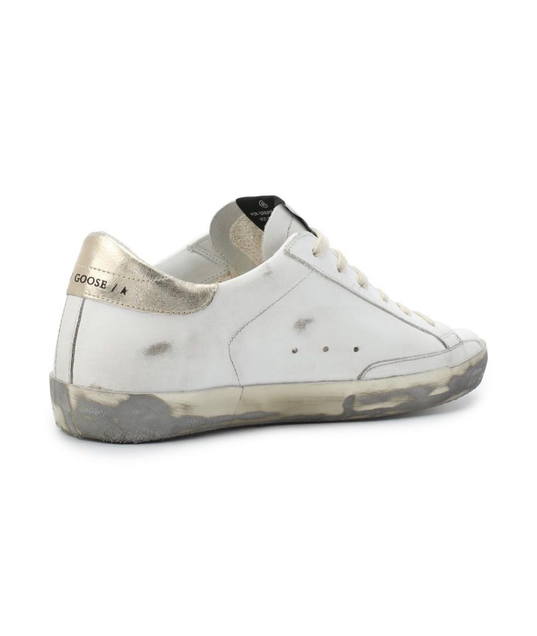 GOLDEN GOOSE DELUXE BRAND Белые кожаные кеды, фото 6